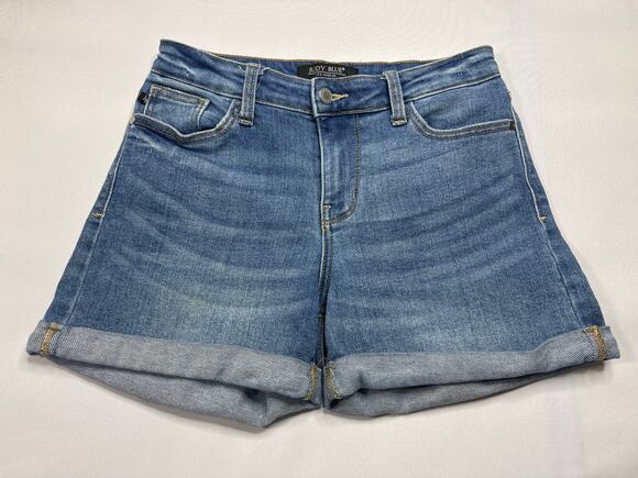 Judy Blue Pants - Judy Blue Women's Cuffed Blue Stretch  Shorts -‎ Size S (27x3.5)*